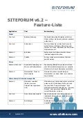 Featureliste 6.2