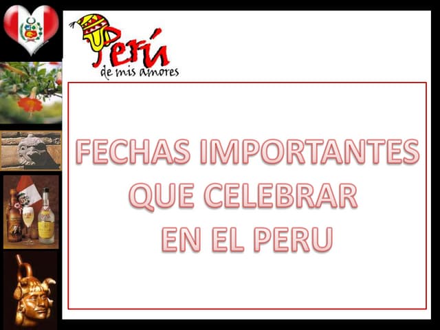 Fechas cívicas de Junio en el Perú