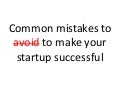 Federico Folcia - Avoid These Top Startup Mistakes