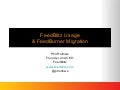 FeedBlitz Usage and FeedBurner Comparison / Migration