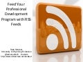 Feed your professional development program with RSS feeds