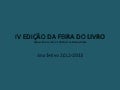 Feira do livro