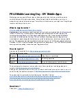 Fels mobile learningday-diymobileapps