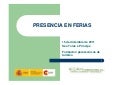 Ferias para los técnicos de turismo y agencias de viajes.