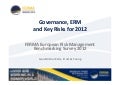 Ferma survey part 2  - governance enterprise risk mnagement and key risks for 2012