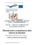 Manual pentru organizarea unui festival al învăţării 