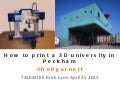 Printing a 3D University in Peckham