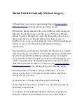 Shrink Fibroids Naturally Without Surgery 