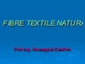 Fibre Textile Naturale