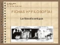 Filosofía antigua