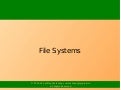 File Systems
