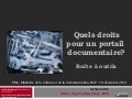 Quels droits pour un portail documentaire ? Boîte à outils