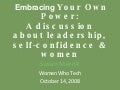 Final Embracing Your Own Power Talk