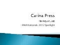 Carina Press 2012 RWA Spotlight Presentation