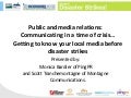 Communicating in a Time of Crisis