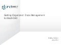 Data Management for MathCAD