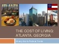 Cost of Living- Atlanta, Georgia