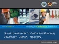 Smart Investments for California&rsquo;s Economy