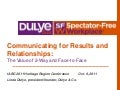 Final linda dulye the value of 2 way communications 111009