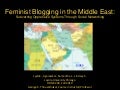 Feminist Blogging in the Middle East