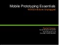 Mobile Prototyping Essentials