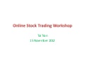 RMIT Vietnam Finance Club - Online Stock Trading Workshop