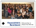 Financial aid and recruitment 8 1-12