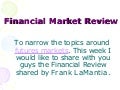 Financial Market Review