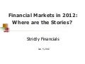 Financial Markets in 2012 by Gary Trennepohl