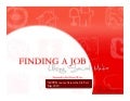 Finding a job using social media