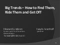 Finding big trends