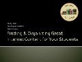 Finding & organizing great internet content for your