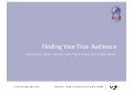 Finding Your True Audience