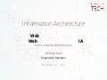 Find Your Ability: IA for a novice Web Creator