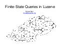 Finite State Queries In Lucene
