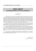 Fiqh Zakat