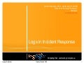 FIRST 2006 Full-day Tutorial on Logs for Incident Response