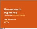 More women in engineering: Something that ACTUALLY WORKED.