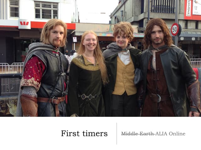 First timers - #ALIAonline