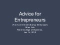 Advice for Entrepreneurs from an Internet Startup Enthusiast, Brian Link