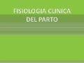 Fisiologia clinica del parto