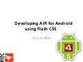 Developing AIR for Android using Flash CS5	