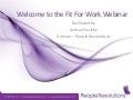 Fit for Work Webinar