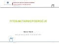 Fitosanitarno področje v sloveniji 2010