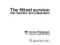 The fittest survive: site iteration and adaptation (Penn State Web Conference)