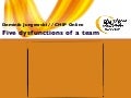 The five dysfunctions of a team