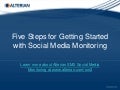 Five Steps For Getting Started With Social Media Monitoring