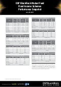 Fixed income schemes single pager