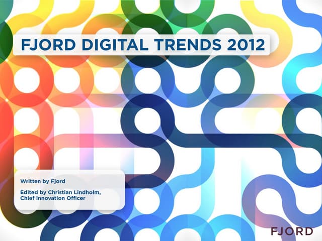 Fjord digital trends 2012