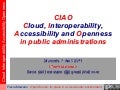 CIAO: Cloud, Interoperability, Accessibility, Openness 